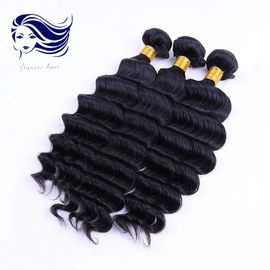 중국 곱슬머리, 처녀 레미 브라질 머리를 위한 깊은 직물 레미 7A 머리 연장 협력 업체