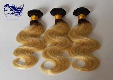 중국 금발 옴버 색깔 머리 처리되지 않은 두 배 당겨진 머리 깊은 파 협력 업체